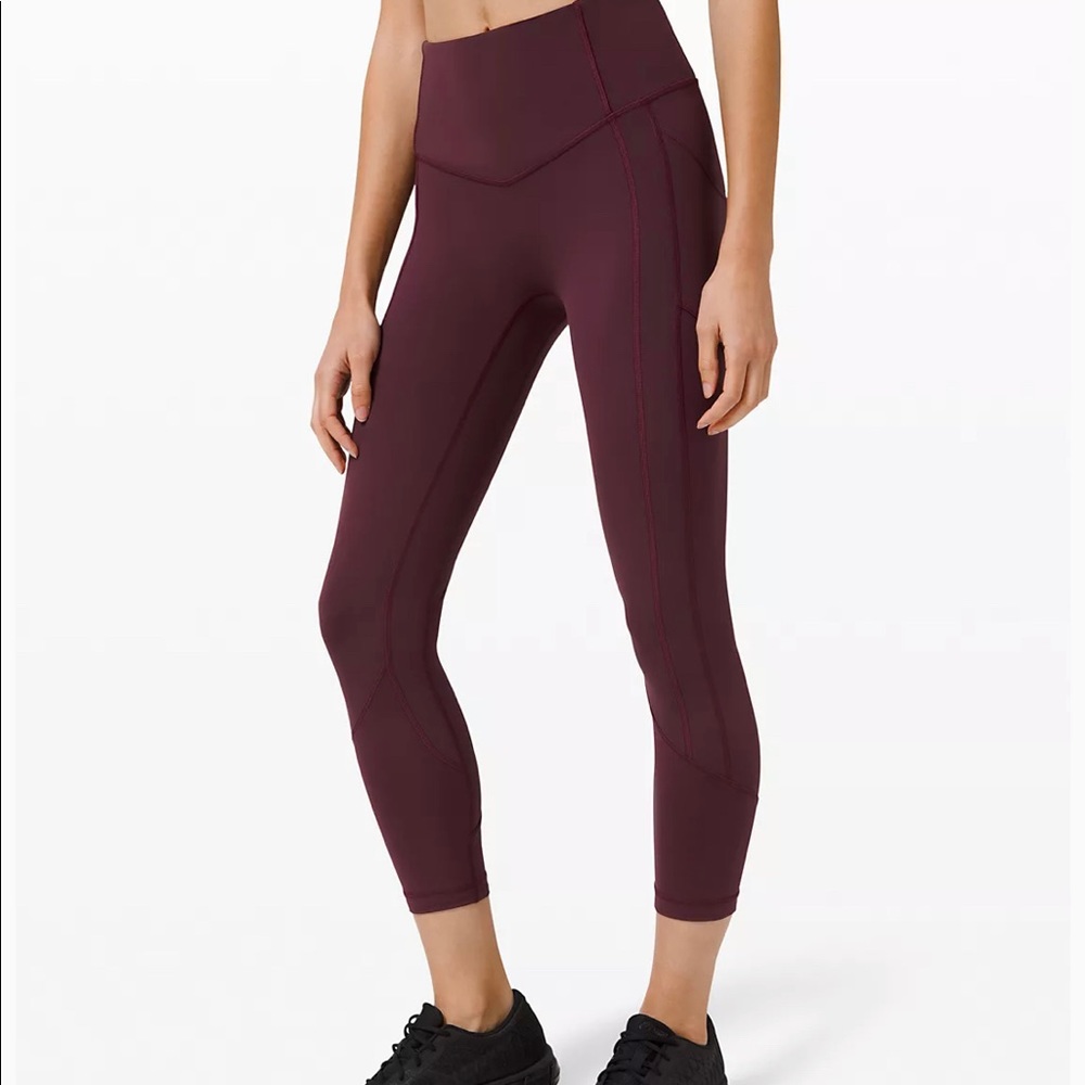 All the Right Places Crop 23” in Cassis